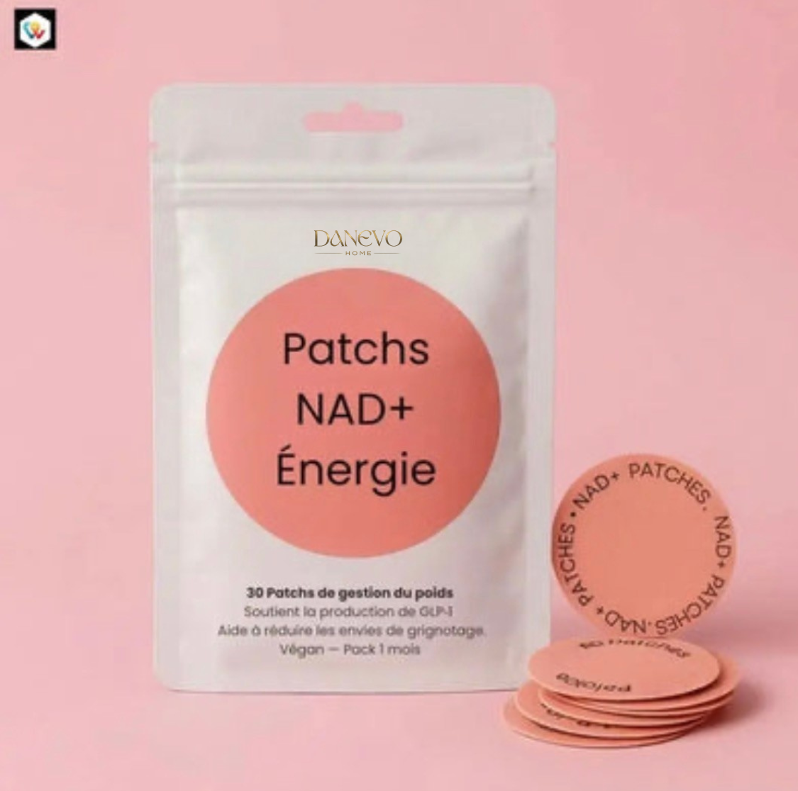 Patchs NAD+ Énergie Danevo™
