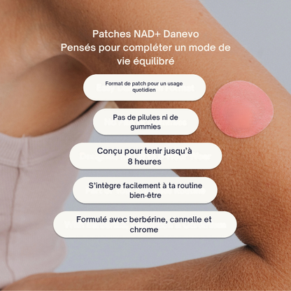 Patchs NAD+ Énergie Danevo™